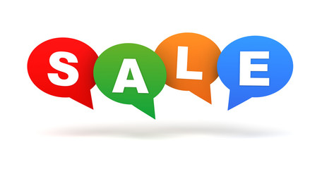 sale concept       3d illustration