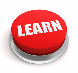 learn button concept       3d illustration