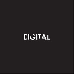 digital logo design vector template