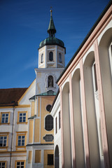 Fototapeta premium Fürstbischöfliche Residenz in Freising - Kleiner Residenzturm