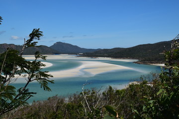 Whitsundays Whitehaven Beach lookout stunning view
