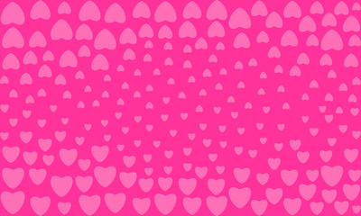Valentine's day background with hearts. Vector illustration for holiday design. For wedding card, valentine's day greetings, lovely frame.