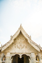 Beautiful church at Ming Muang temple in Nan province