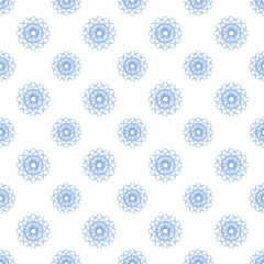 Abstract geometric seamless pattern. Vector illustration isolated on white background.