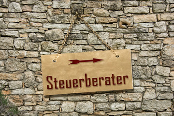 Schild 235 - Steuerberater