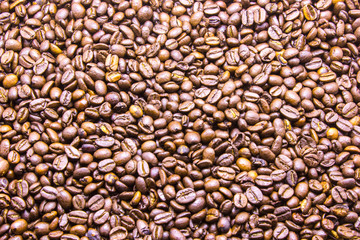 Background of coffee beans