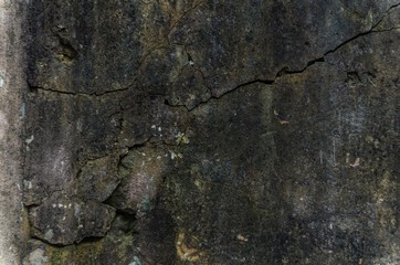 Grungy and smooth bare concrete wall