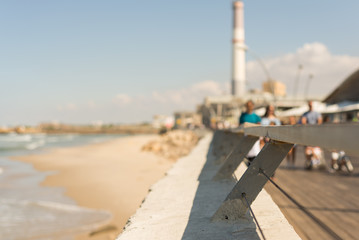 At Tel Aviv port in Israel