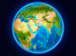 Obraz na płótnie Canvas Oman on Earth