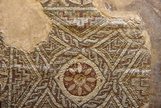 Zypern - Kourion antikes Bodenmosaik