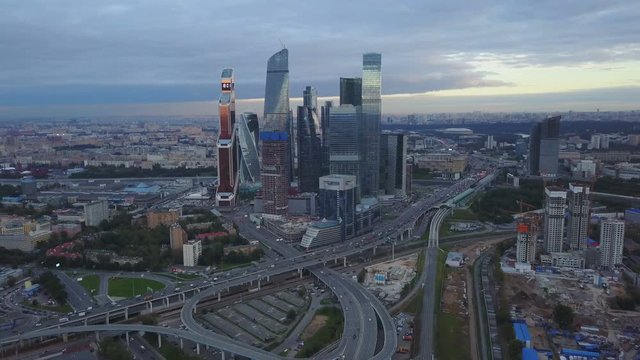 Panorama Of Moscow City