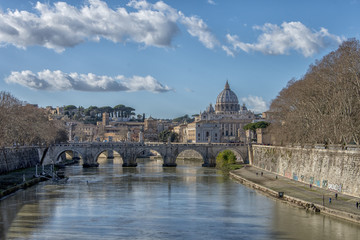 Fototapeta na wymiar Beautiful Rome at christmas time