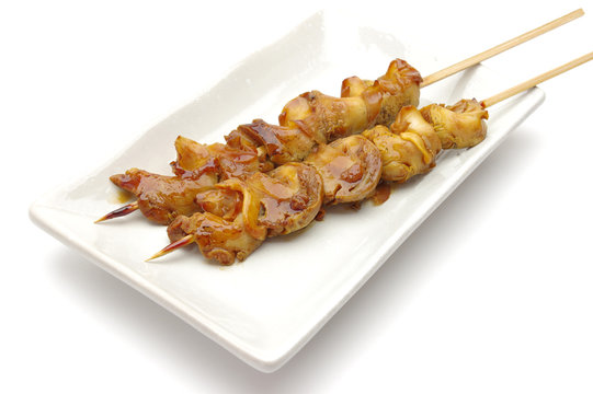 つぶ貝の串焼き