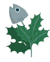 手描き風・柊鰯