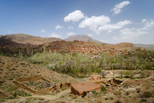 abyaneh village a relic of ancient Persia, 2500 yers ago,Kashan, Iran