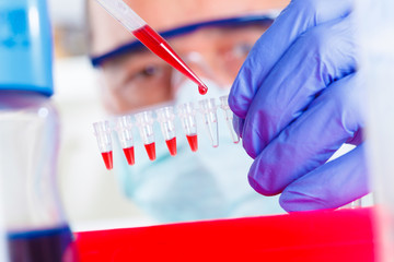 technician in a medical laboratory