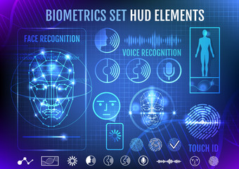 Biometrics Set HUD Elements