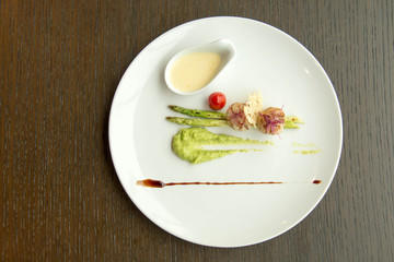 grilled scallops and sauce