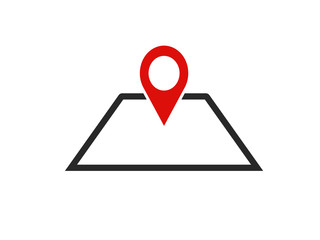 Modern Business Map Icon