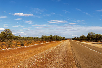 Fototapeta na wymiar Outback Australian Road