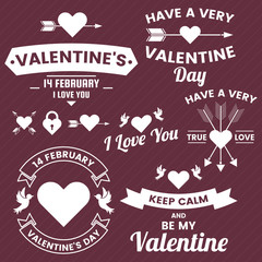 Valentine template banner Vector background for banner