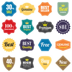 Vintage Retro Vector Logo for banner