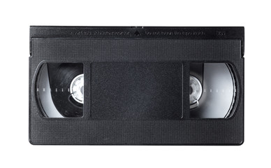 Obraz premium Image of video tape isolated on white background.