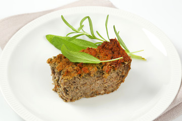 pork and liver meatloaf