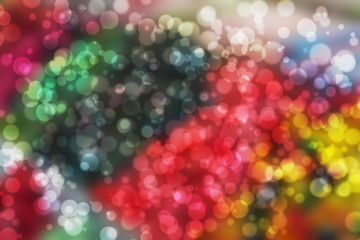 Colorful bokeh background