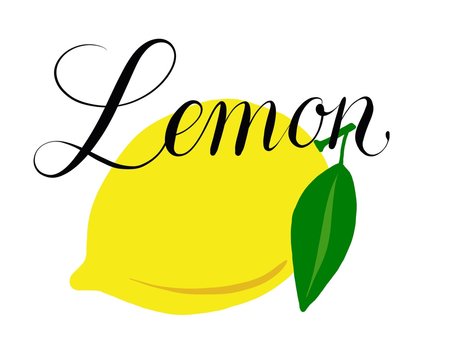 Illustration einer Zitrone