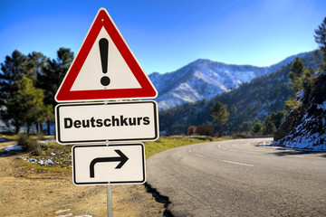 Schild 287 - Deutschkurs