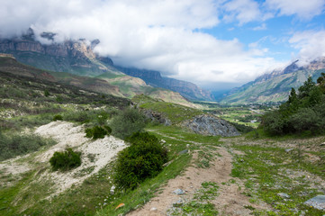 Baksan gorge in the Caucasus mountains in Russia