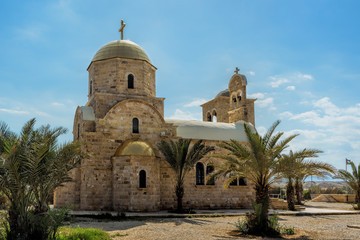 Fototapeta premium Greek Orthodox Church of John Baptist in Al-Maghtas