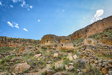 Remains of the Ayios Yeorgiyos mediaval Church in the Cappadocia