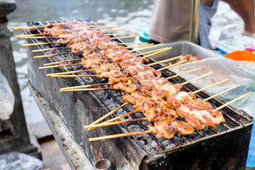 Grilled pork on the street