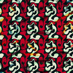 beautiful geometric background seamless pattern graffiti