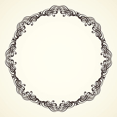 Vignette. Vector drawing