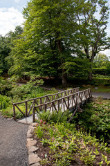 Fototapeta na wymiar The nature park at Dunvegan Castle in Scotland