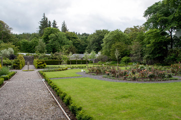 The nature park at Dunvegan Castle in Scotland