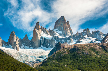 Berg Fitz Roy, El Chalten, Patagonien, Argentinien