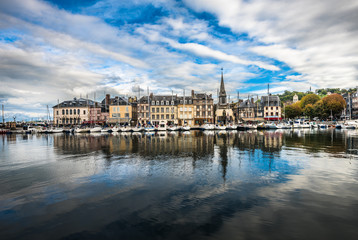 Old port of Honfleur, Normandy, France