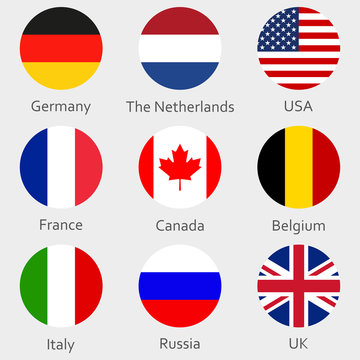 3'x5' World Country National Polyester USA Canada UK Germany Flags-Free Shipping