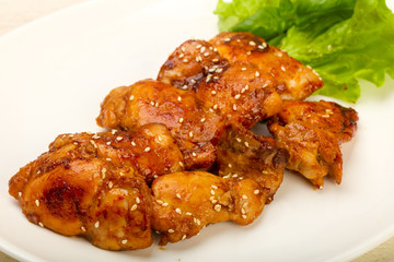 Teriyaki thighs
