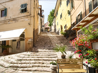 Portoferraio, the historic center