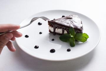food photography art chocolate cake dessert recipe creativity concept