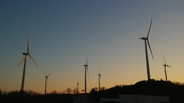 Wind turbines to save the earth
