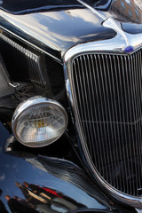 Vintage Black Car Details