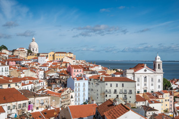 Fototapeta na wymiar View of Alfama, Lisbon, Portugal