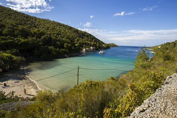 Obraz premium Stoncica sand beach on Vis island, Croatia