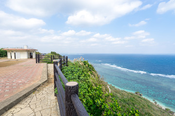 Fototapeta premium 宮古島・比嘉ロードパークから見る風景